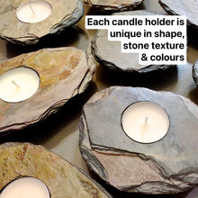 Load image into Gallery viewer, Slate Candle Holders