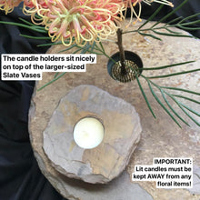 Load image into Gallery viewer, Slate Candle Holders