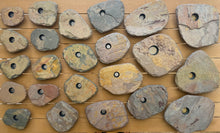 Load image into Gallery viewer, September Collection of Slate Ikebana Vases on wooden tabletop