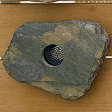 Load image into Gallery viewer, Close-up of Small Vase #5 - sitting on wooden tabletop