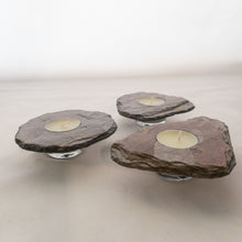 Load image into Gallery viewer, Slate Candle Holders