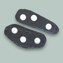 Load image into Gallery viewer, Slate Candle Holders