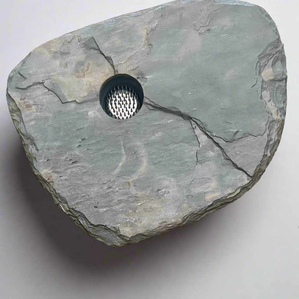 Close-up of LARGE Vase - grey background