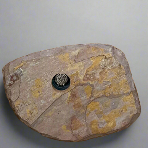 Close-up of LARGE Vase - grey background