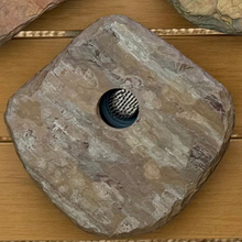 Load image into Gallery viewer, Close-up of MED15 Vase #8 - sitting on wooden tabletop
