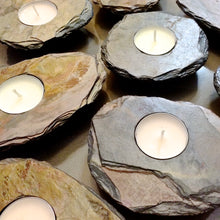Load image into Gallery viewer, Slate Candle Holders