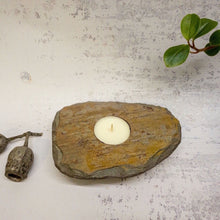Load image into Gallery viewer, Single Slate Tea-Light Candle Holder