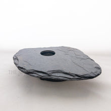 Load image into Gallery viewer, side profile of slate stone vase